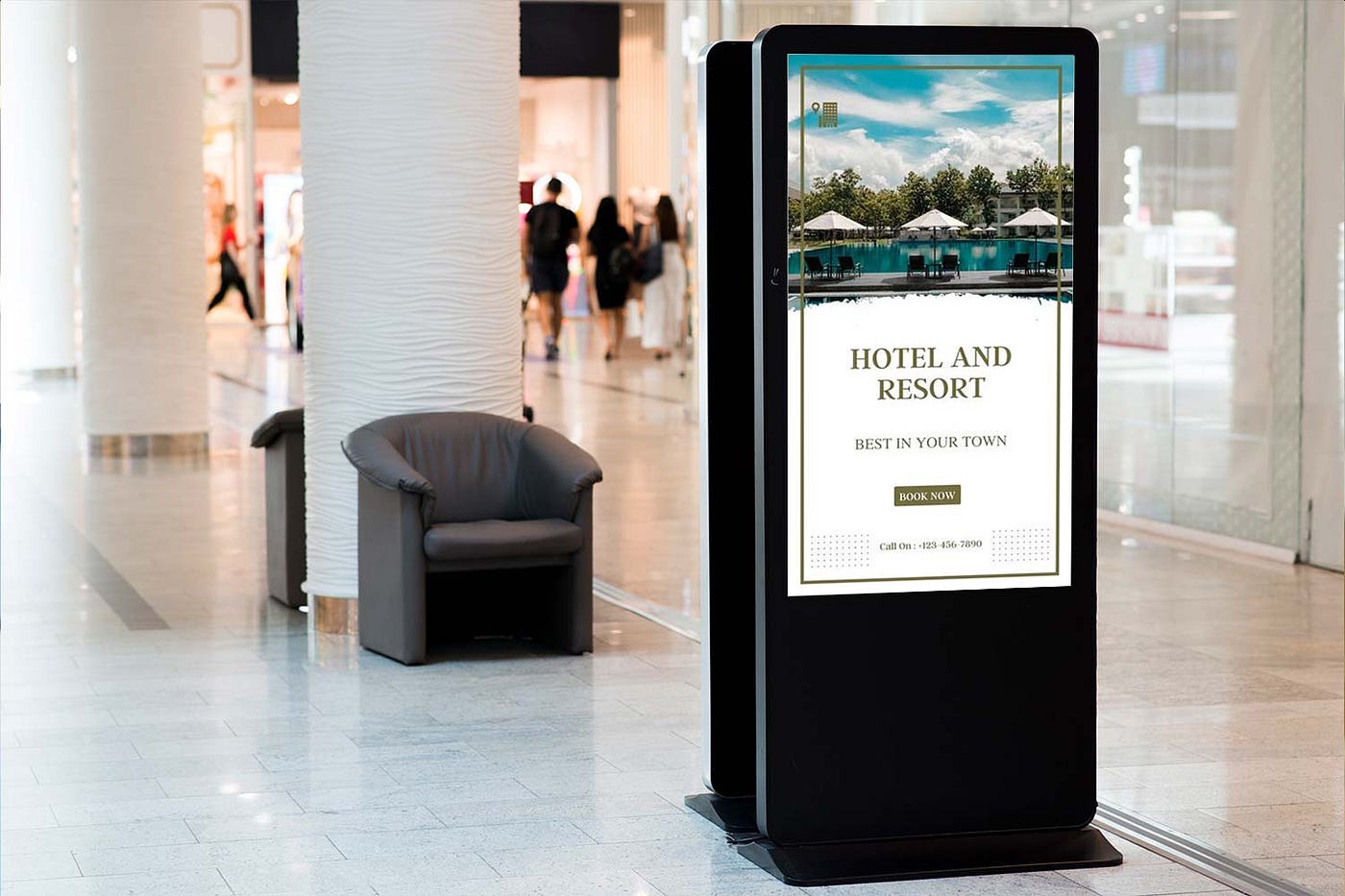 Hospitality venue display