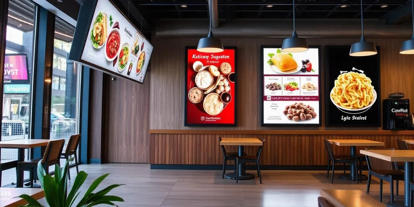 Restaurant menu board